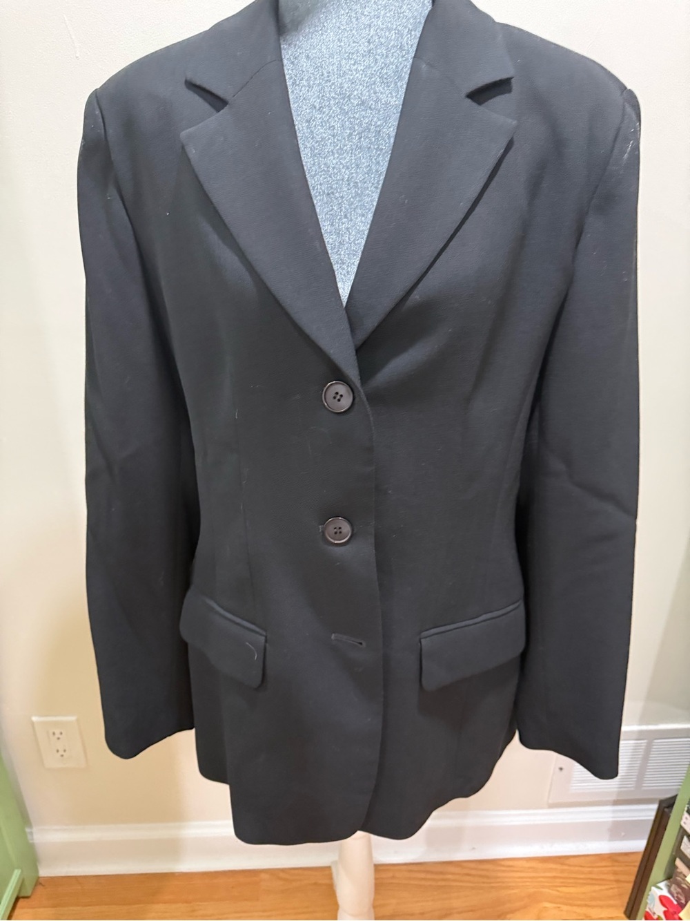 Talbots Black Women's Two-Button Blazer